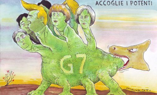 Contro il G7 a Taormina