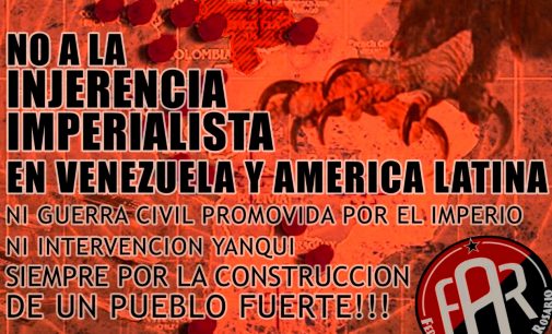 No all’ingerenza imperialista in Venezuela e in America Latina